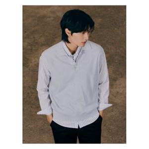 [빈폴멘]칼라넥 베스트  스카이 블루 (BC4151C06Q)