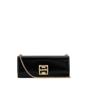 GIVENCHY Black leather 4G Liquid shoulder bag BB5127B27G 001