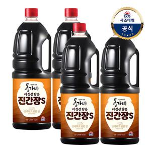 [사조대림] 옹가네 더정성담은 진간장S 1.8L x 4개
