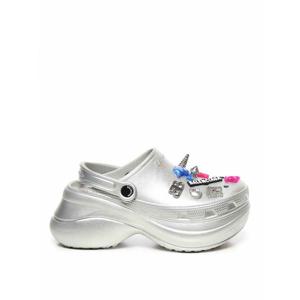 [BALENCIAGA] 라프리마 여성 샌들 크록스 Jibbitz 클로그 720762W0FOW5600 실버 /8