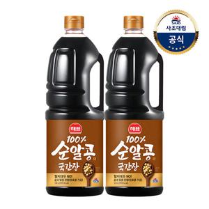 [사조대림] 순알콩 국간장 1.8L x2개
