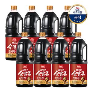 [사조대림] 순알콩 진간장 1.8L x8개