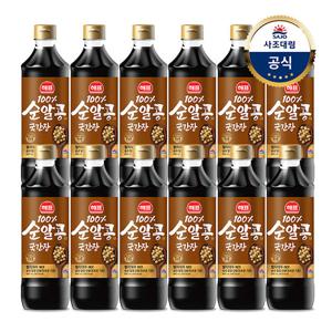 [사조대림] 순알콩 국간장 840ml x12개