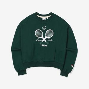 [휠라] TAG가 79,000원 여성 크롭 테니스 맨투맨(FS2POE3351F_FGR)