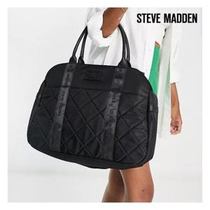 [스티브매든]바우스틴 오버나이트 숄더백 BLACK (BAUSTIN6245-K)