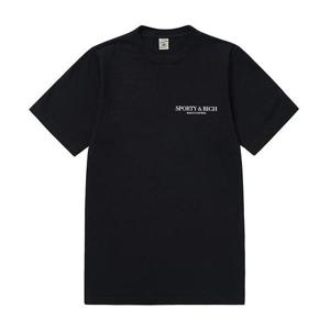 [스포티앤리치 SPORTY&RICH] TS845BK 공용 반팔티