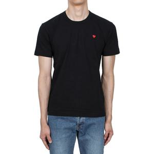 [꼼데가르송] 25FW 미니 하트 와펜 반팔(P1T304) (AX T304 051 1)