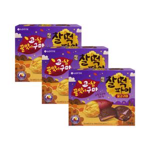 롯데웰푸드 찰떡파이 꿀고구마 250g x 3개