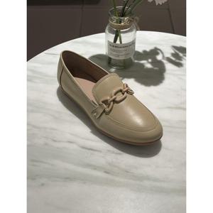 소다 여성로퍼 단화 양가죽 베이지 케쥬얼 정장 드라이빙 구두 3CM (ALF7501LS32)