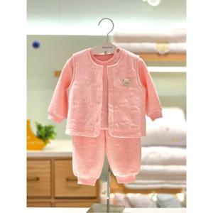 압소바 HK 튜핑 코튼모달 조끼 상하복세트 (25FW겨울신상품) (NA2721284)