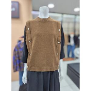 안지크 세이브존06 금속장식 울 조끼 AJ4KV51J10