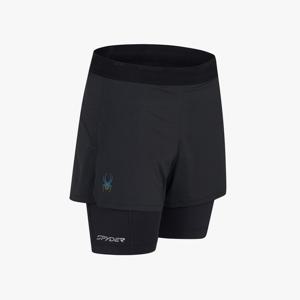 [스파이더] 여성 레깅스 내장형 3부 러닝 쇼츠 SPKFCNTR281WBLK