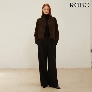 로보 25FW 스웨이드 크롭 재킷 1종