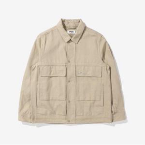 [FILA] 우븐 트윌 트러커 자켓 (FS2JKE1101X_BEG)