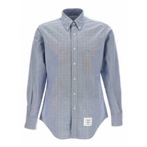 [THOM BROWNE] 라프리마 남성 셔츠 클래식 MWL010EF0313480 라이트 Blue /8