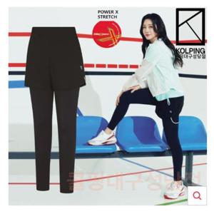 [콜핑]LD18 여자 여름  반바지일체형 스판레깅스 KVP9748W