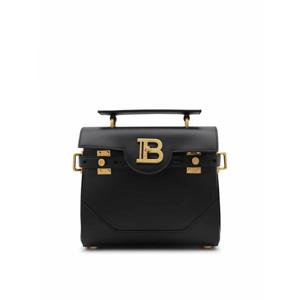 [BALMAIN] 라프리마 여성 크로스 바디 가방 블랙 레더 탑 핸들 백 DN1DB526LAVE0PA /8
