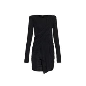 이자벨 마랑 조지아 드레이프 미니 드레스 RO0848FAC3K05I BLACK TP946370375