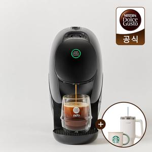 돌체구스토 커피머신 네오 블랙+스타벅스머그컵355ml+텀스대용량텀블러940ml