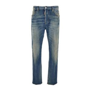 디스퀘어드2 로고 패치 디스트레스 블루 진 S71LB1699 S3087247