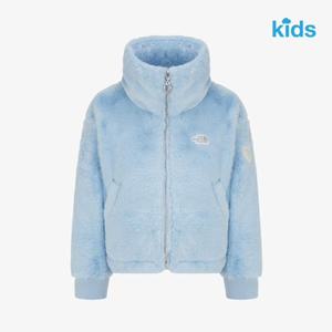 노스페이스 키즈 NJ4FR52U 블루 걸스 퍼피 플리스 자켓