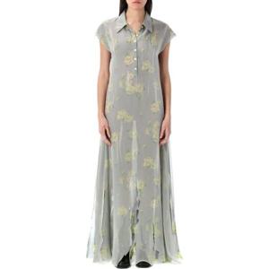 아크네 스튜디오 미디 원피스 25PA20813 BYA YELLOW GREY