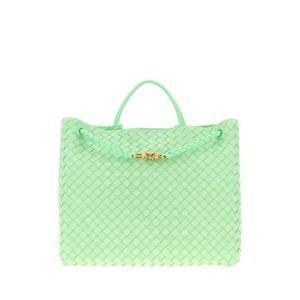 BOTTEGA VENETA Mint green suede large Andiamo handbag 766019V1QE6 3540
