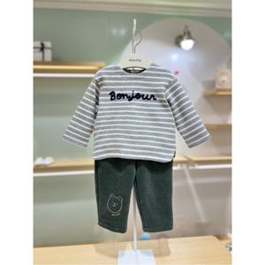 압소바HM (아기상하)앙토니티셔츠 몽베팬츠 상하의세트(25FW) (Q3A2724102)