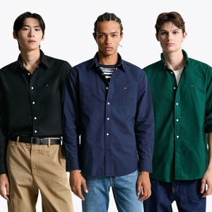 [공식][타미힐피거] [Asian fit] 헤리티지 옥스포드 셔츠 4종 택1 (T12F6WSH010MT2)