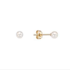 미니골드 14K 담수진주 귀걸이 (3mm) ECPM4144