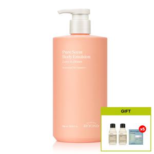 비욘드 퓨어센트 러브인블룸 바디에멀전 700ml + 여행용 체험키트(바디워시60ml + 바디 에멀전 60ml + 피토 아쿠아 크림 1ml x 5매)