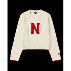 [널디] 우먼스 클래식 N 크루넥 스웨터 PNEF24NT04 W S CLASSIC N CREWNECK SWEATER