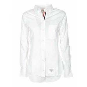 [THOM BROWNE] 라프리마 여성 셔츠 버튼다운 인 화이트 FLL005E03113100 /8