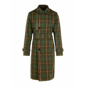 [BURBERRY] 라프리마 남성 숏 Dark 그린 코튼 트렌치코트 코트 8098475 /8