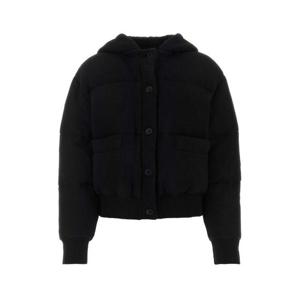 프라다  여성 울 블렌드 패딩 자켓 292140S23210PH F0002 Black
