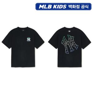 [MLB키즈PG] 클래식 모노그램 그라데이션 빅럭스 티셔츠 (7ATSM0453-50BKS)