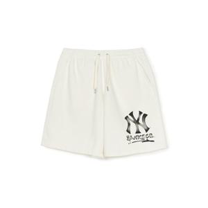 MLB  (3ASPB0253-50CRS) 공용 베이직 빅로고 6부 반바지