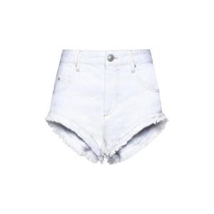 Isabel Marant 프레이드 헴 데님 쇼츠 SH0033FBB1H04I 20WH TP934432903