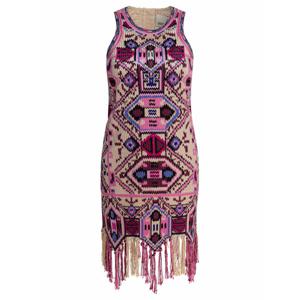 [ISABEL MARANT] 라프리마 여성 자수 원피스 위드 bangs 25ERO0763FA C2J02I40PK 핑크 /3