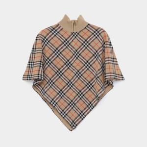 버버리키즈 25FW 레트체크 울 여아 케이프 8105823/L