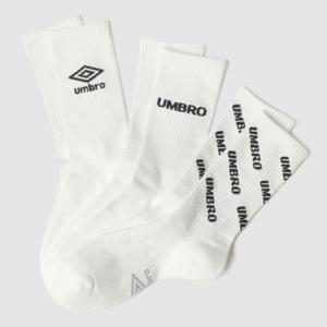 엄브로양말 LQC UP323CSC90-SCW 변형 3PACK 크루 삭스 / sweetcorn