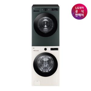 [LG전자공식판매처] LG 트롬 세트모델 FG19EN+RG19GN (드럼세탁기+건조기)