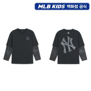 [MLB키즈] 럭셔리 모노그램 레이어드 티셔츠 (7ATSM0154-50CGD)
