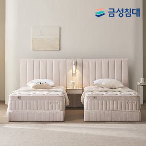 [금성침대] 루미에르 호텔형 침대 프레임+매트리스+패널1 트윈TW