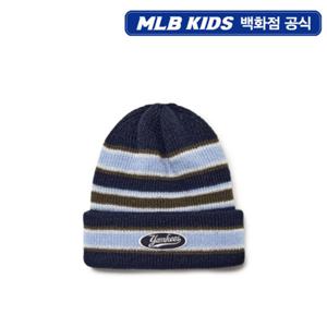 [MLB키즈] 바시티 스트라이프 비니 (7ABNV0256-50NYS)