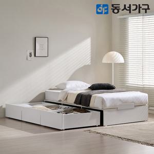 동서가구 유주얼 무헤드 빅서랍 수납침대 SS+9존독립매트리스 DF645717