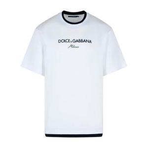 돌체앤가바나 반팔 티셔츠 G8ST6Z G7PCGW0800 WHITE