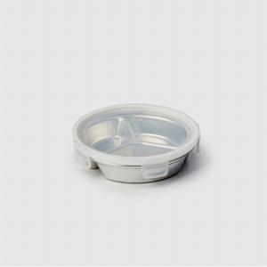 [JAJU/자주] 스테인리스 원형 세칸나눔찬통_600ML