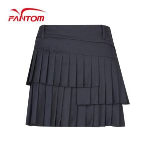 [팬텀] 여성 삼중 플리츠 큐롯 스커트 221B3PC463_NA
