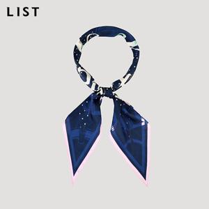 [리스트] 도트 레터링 배색 스카프_TSASFO72020_NA